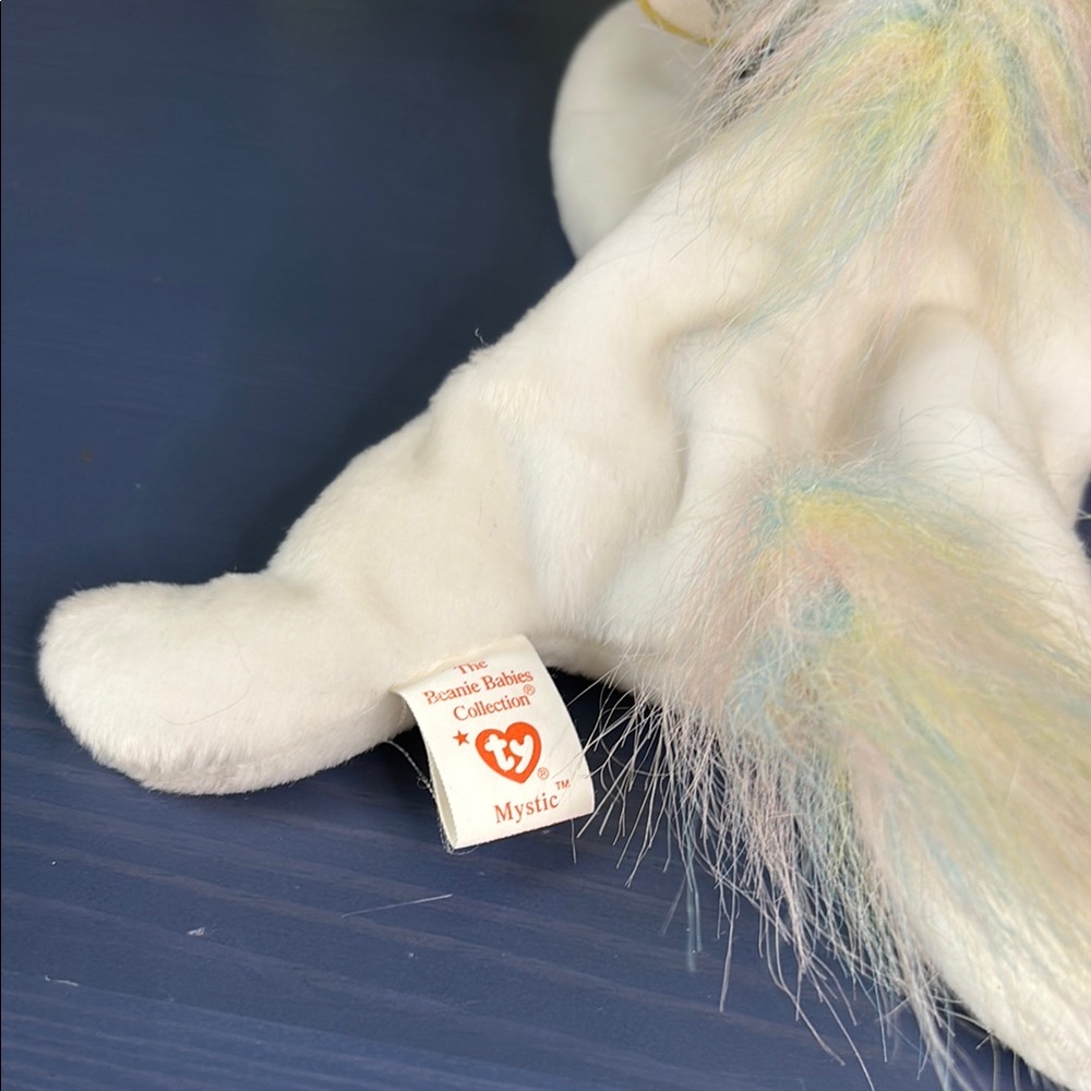 Ty Retired Mystic the Unicorn Plush - Picture 3 of 3